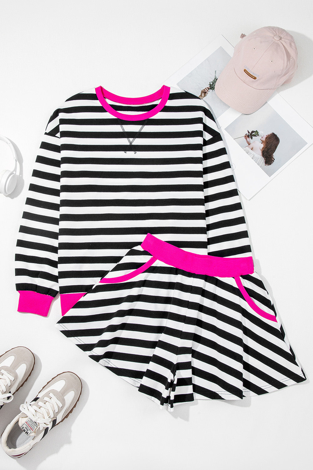 Stripe Ribbed Set RTS