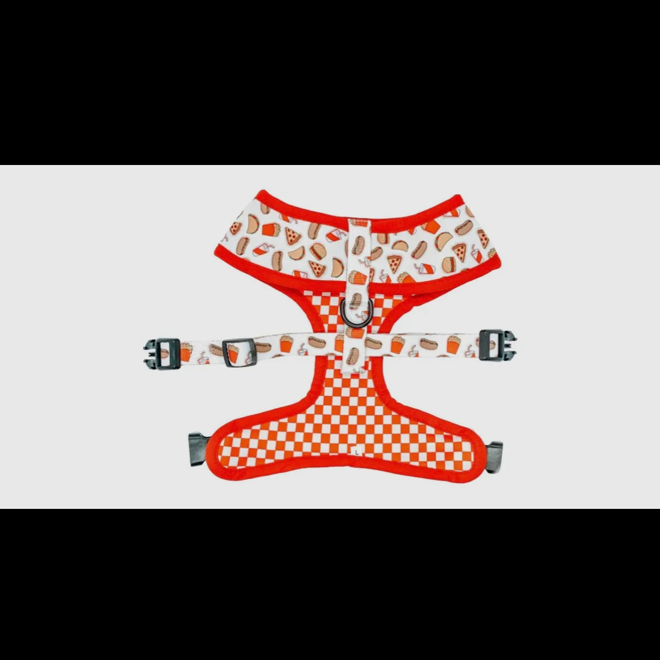 Drive in diner reversible harness