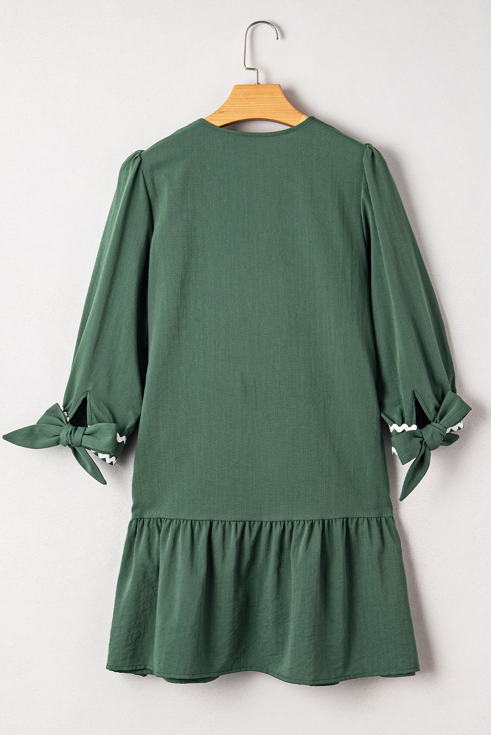 Contrast RicRac Trim Shift Dress RTS
