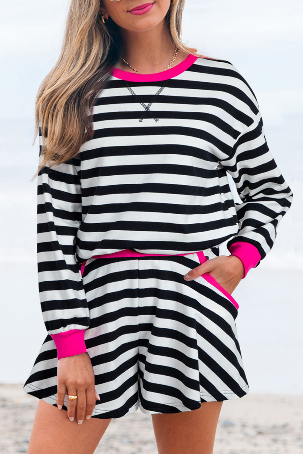 Stripe Ribbed Set RTS