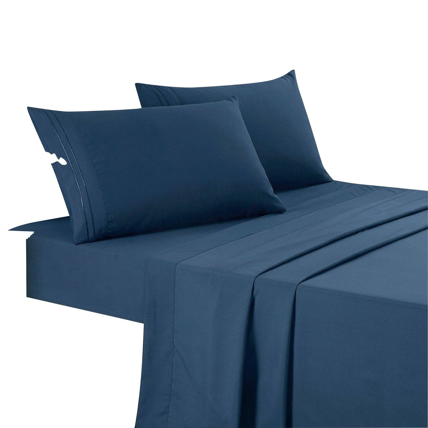 Soft Microfiber Deep Pocket Bed Sheets - 4 Piece Set