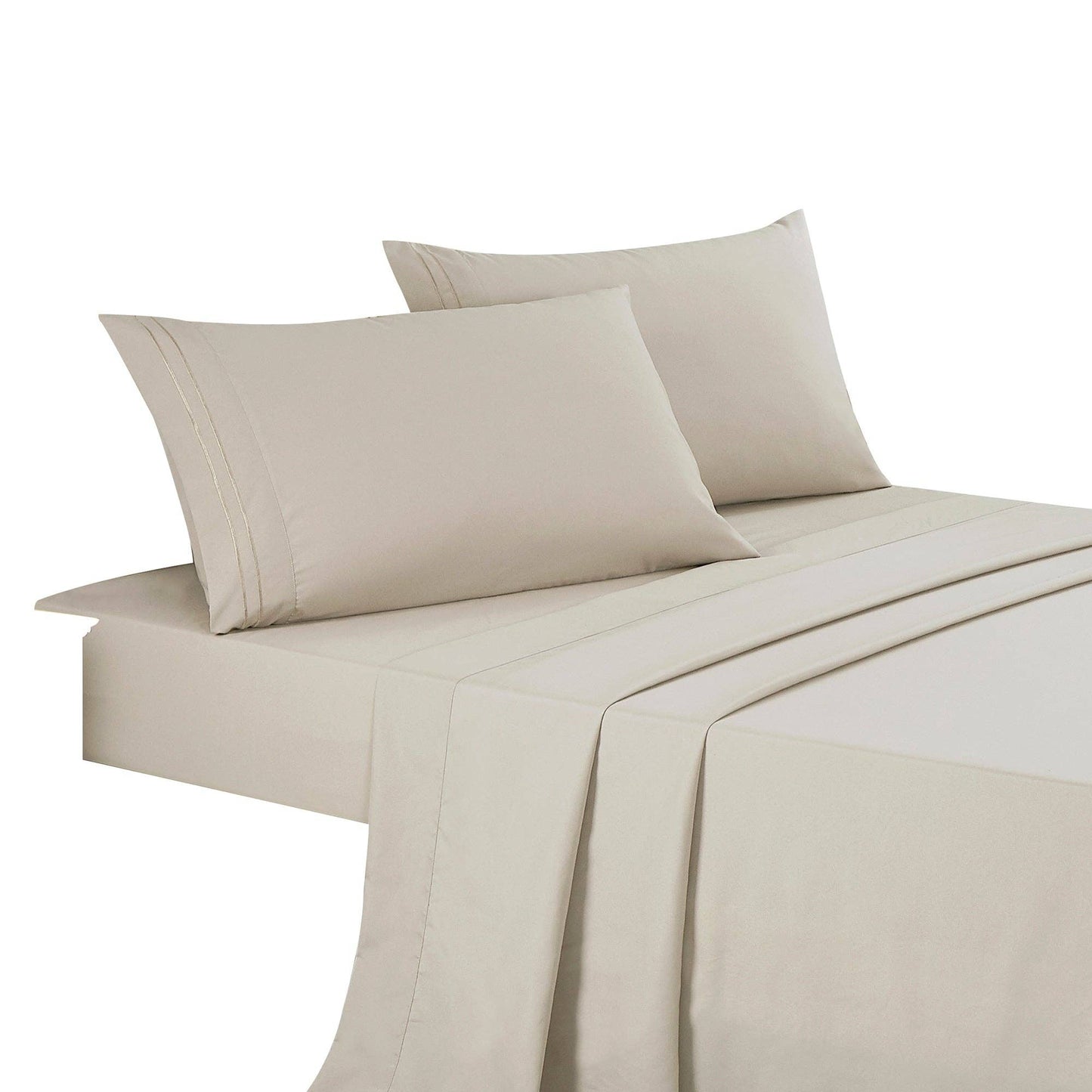 Soft Microfiber Deep Pocket Bed Sheets - 4 Piece Set