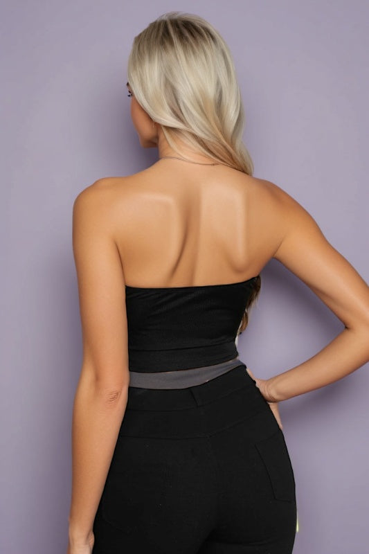 Spider Web Tube Top