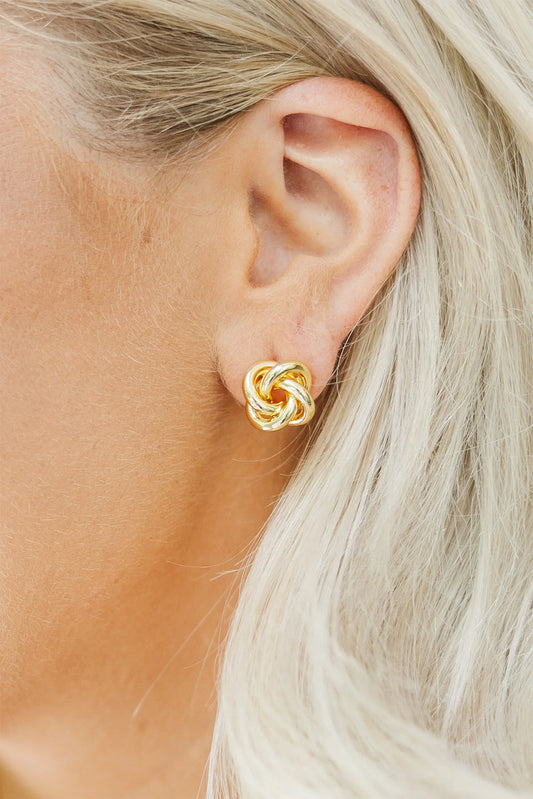 Gold Knot Earrings LT