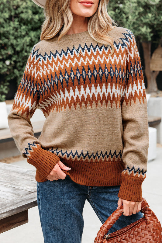 Aztec Crewneck Sweater FB