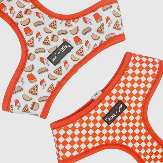 Drive in diner reversible harness