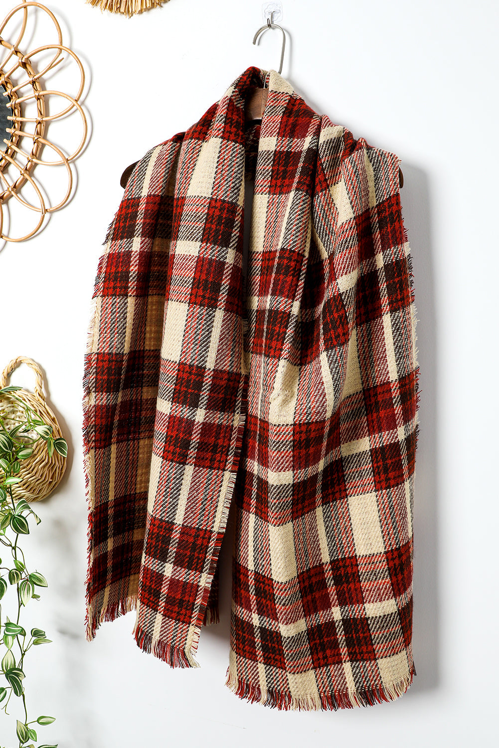 Fall Plaid Scarf FB