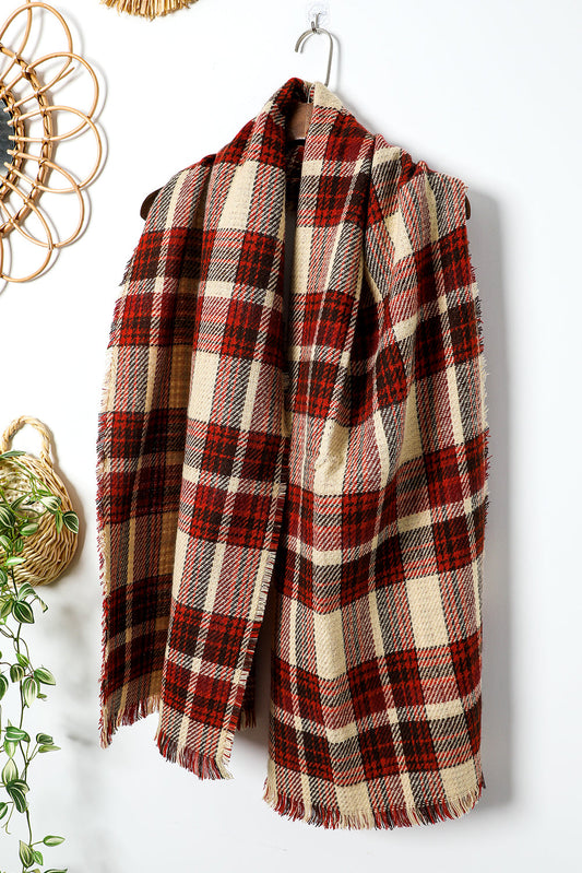 Fall Plaid Scarf FB