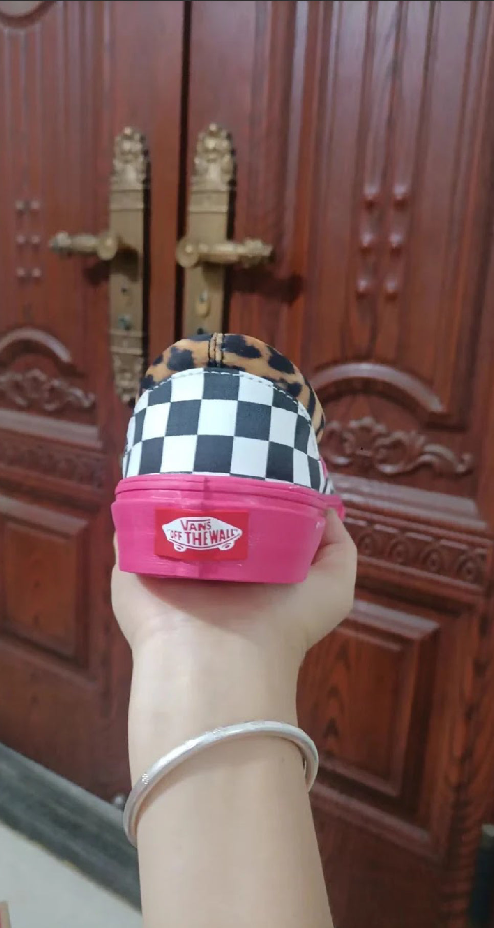 PINK CHECKERED VANS