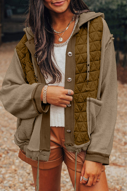 Quilted Loose Jacket FB