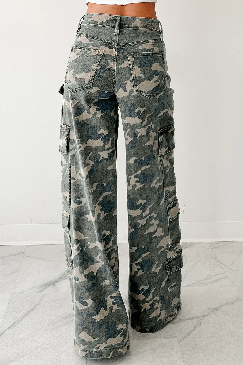 Green Camo Cargo Pants September.