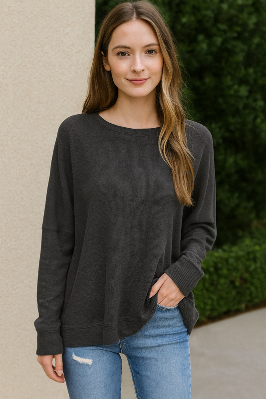 Waffle Knit Top FB