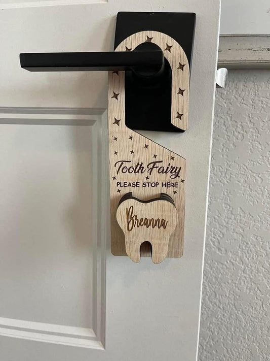 Tooth fairy door hanger LE