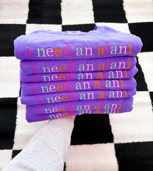I need an Alani