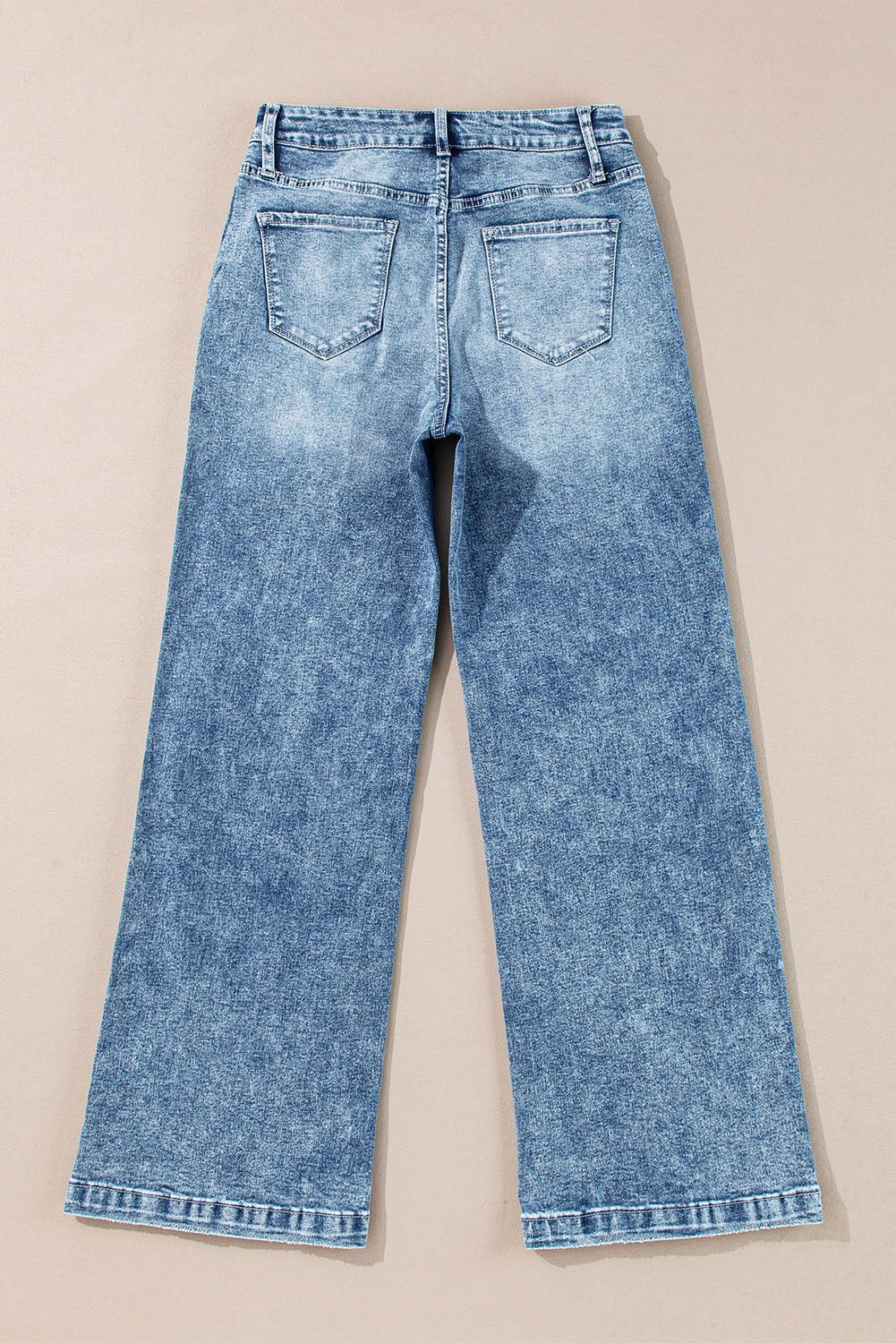 Seamed Wide Leg Jeans LT