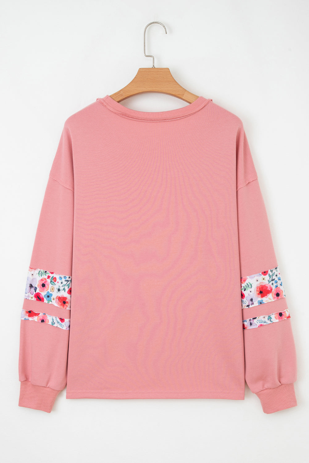 Peach Floral Applique Baggy Top RTS