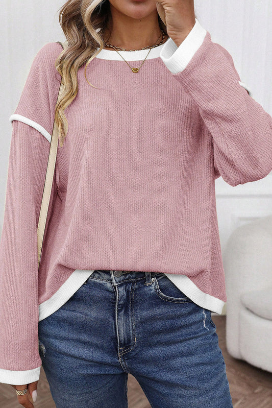 Contrast Loose Top FB