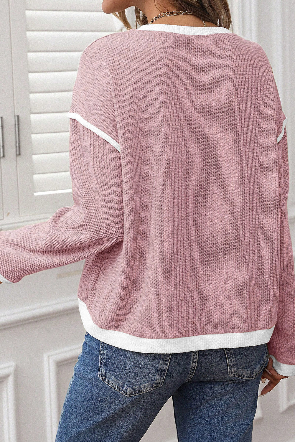 Contrast Loose Top FB