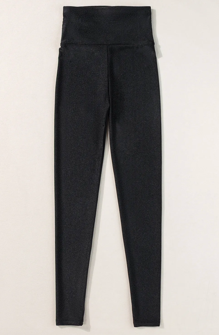 Black Basic Leggings FB