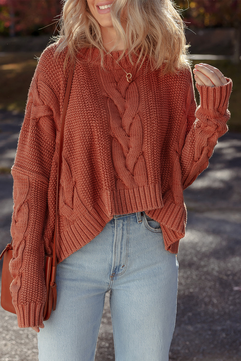 Textured Knit Sweater FB