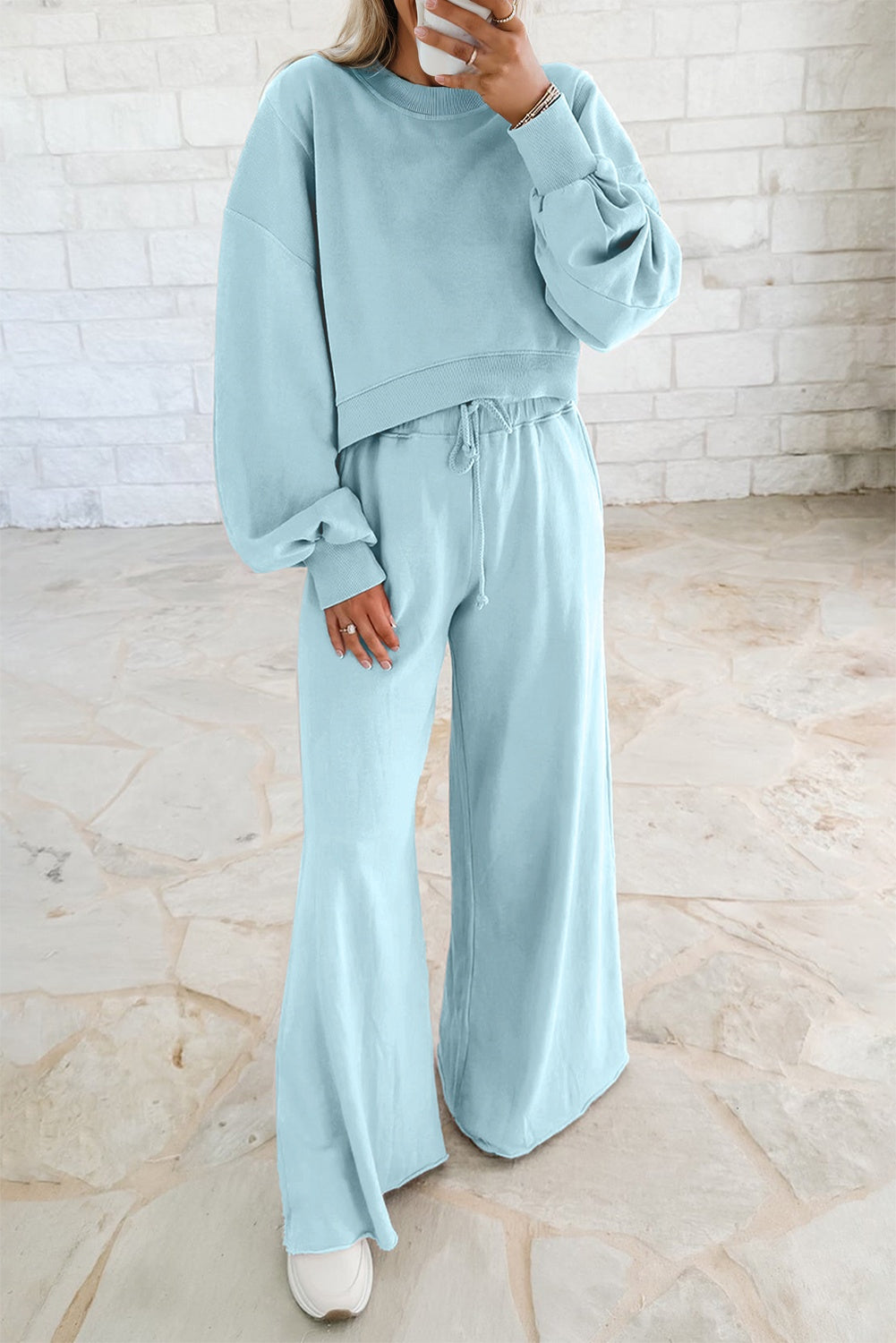 Pullover Wide Leg Set FB
