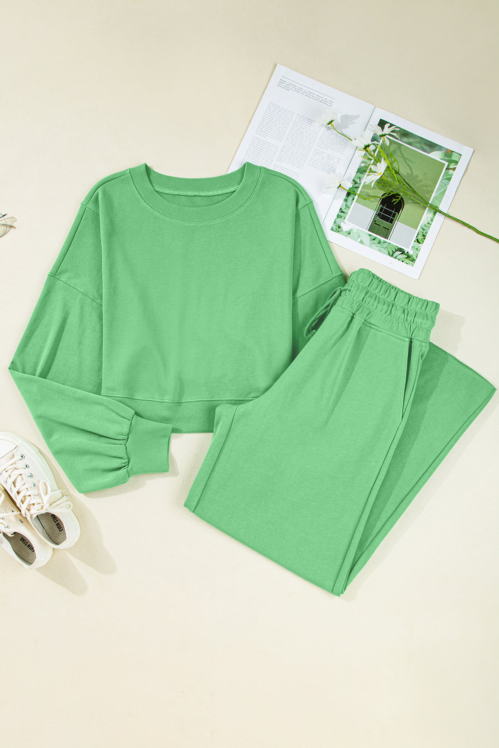 Pullover Wide Leg Set FB