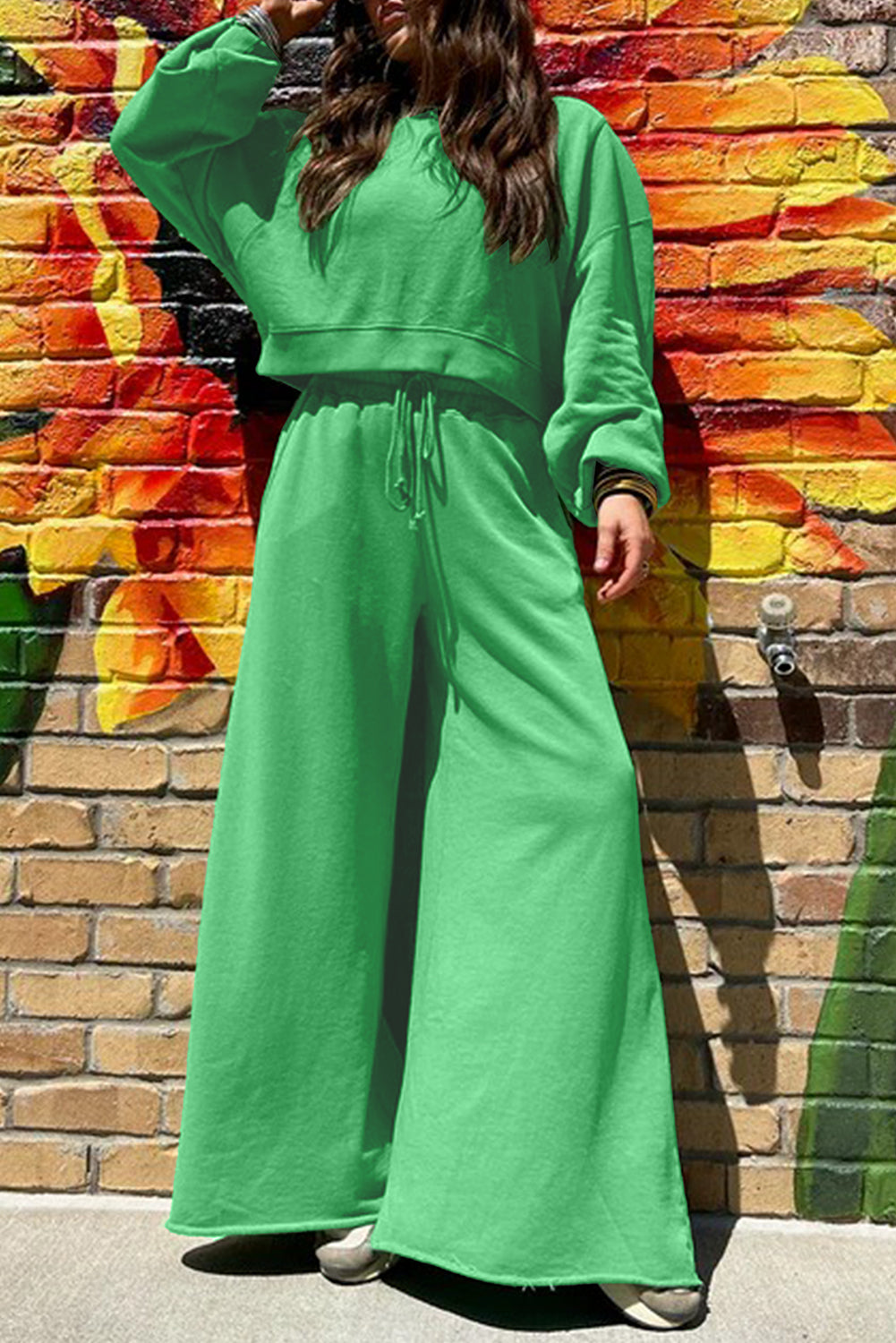 Pullover Wide Leg Set FB