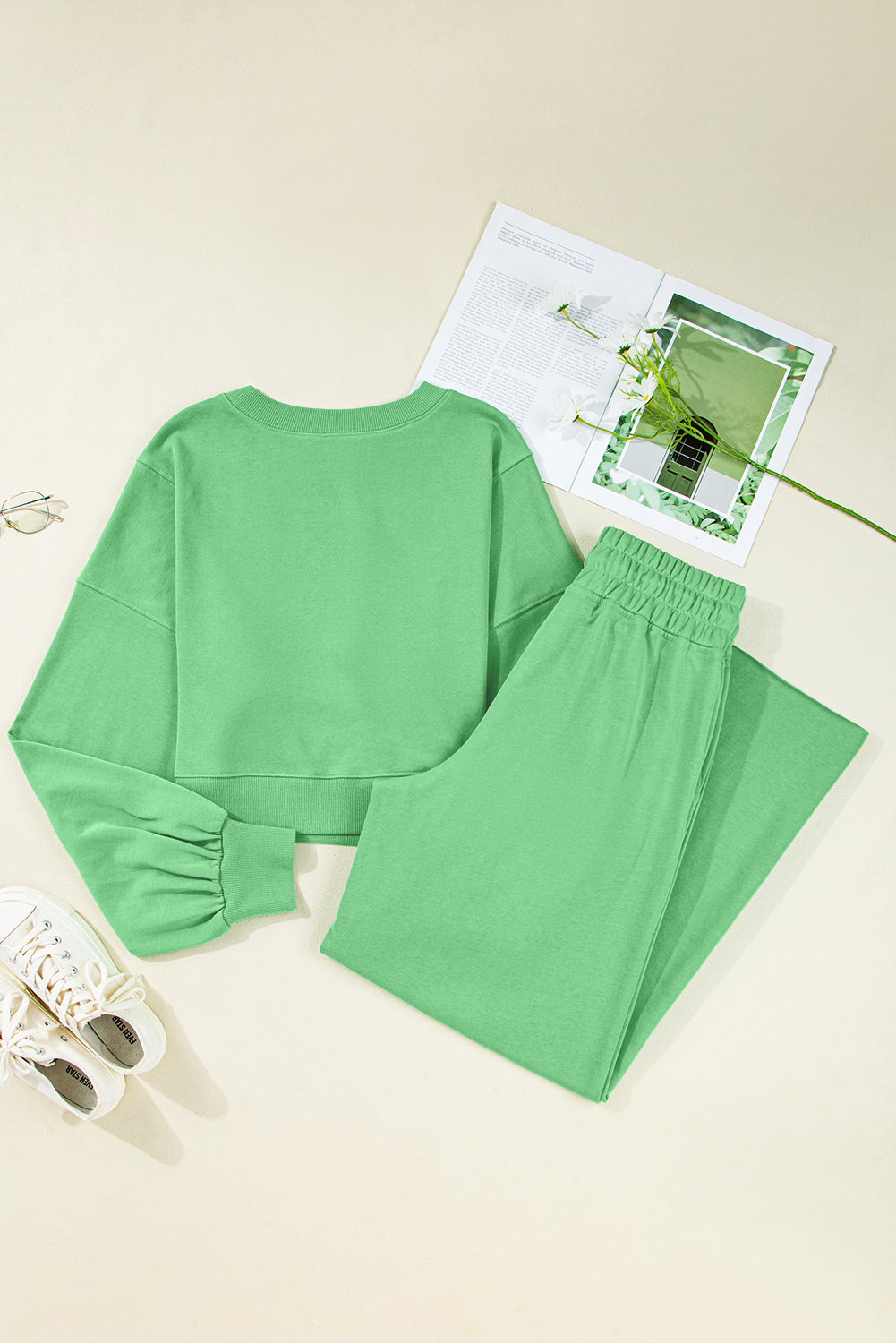 Pullover Wide Leg Set FB